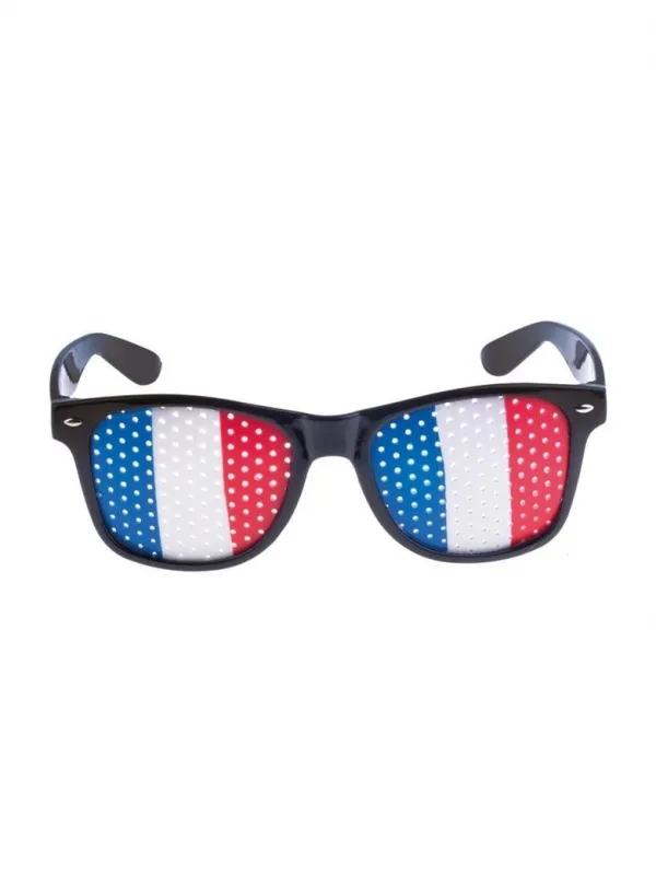 Lunettes aux couleurs du drapeau de la France
